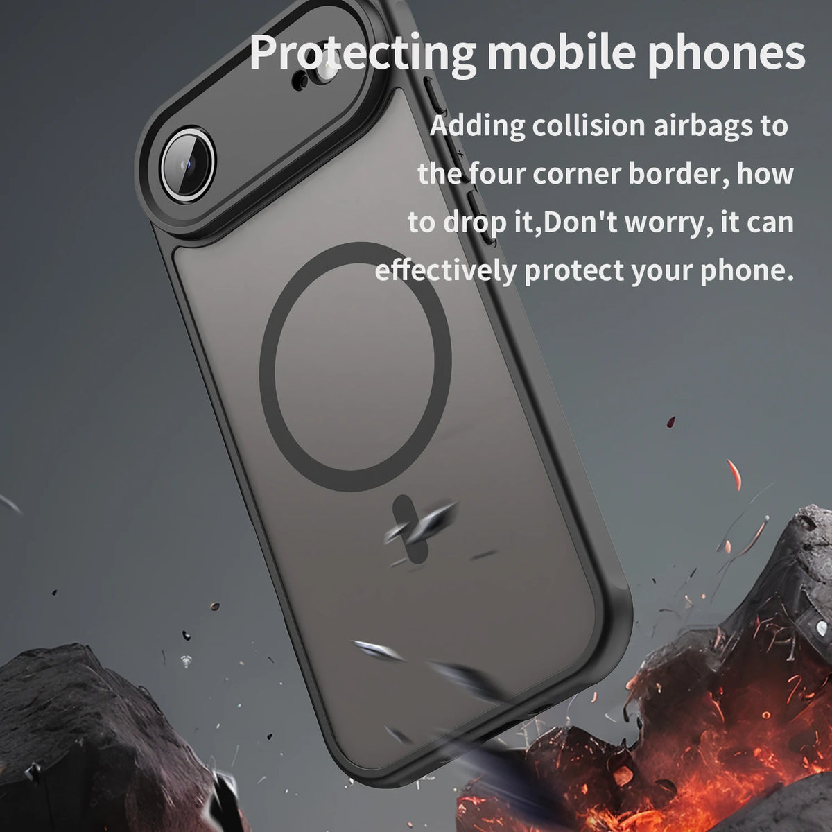 Matte MagSafe Shockproof Case for iPhone 17 Air