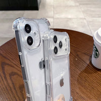 Luxury Clear Shockproof Case for iPhone 17 & 17 Pro Max