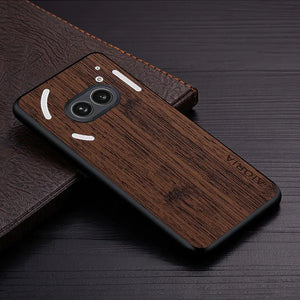 Nothing Phone 2a Bamboo Wood Pattern Leather Case – Luxury Shockproof Protective Cover image 5