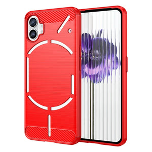 Nothing Phone 1 Carbon Fiber Silicone Case – Shockproof Bumper Protective Cover image 3