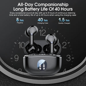 UYUXIO Bluetooth 5.4 Wireless Earbuds with LED Display image 4