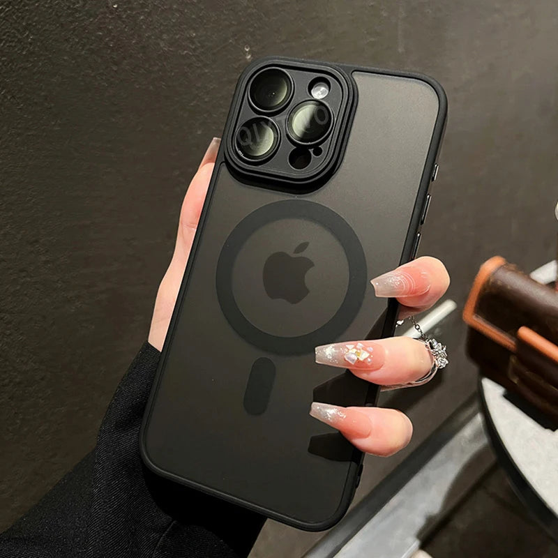Luxury Matte Armor MagSafe Case for iPhone 16 Pro & iPhone 16 Pro Max