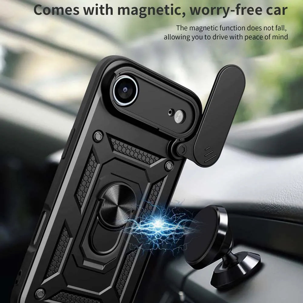 Armor Shockproof Case with Car Mount Ring for iPhone 17 Air