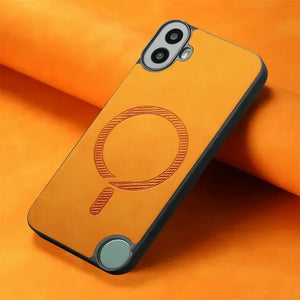 Nothing CMF Phone 1 / CMF Phone 2 Pro / Nothing Phone 3a / 2a Luxury Magnetic Leather Case – Wireless Charging Protective Cover image 5
