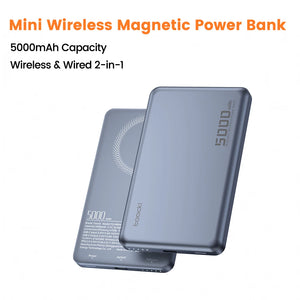 Toocki 5000mAh Magnetic Wireless Power Bank 15W Fast Charging image 1