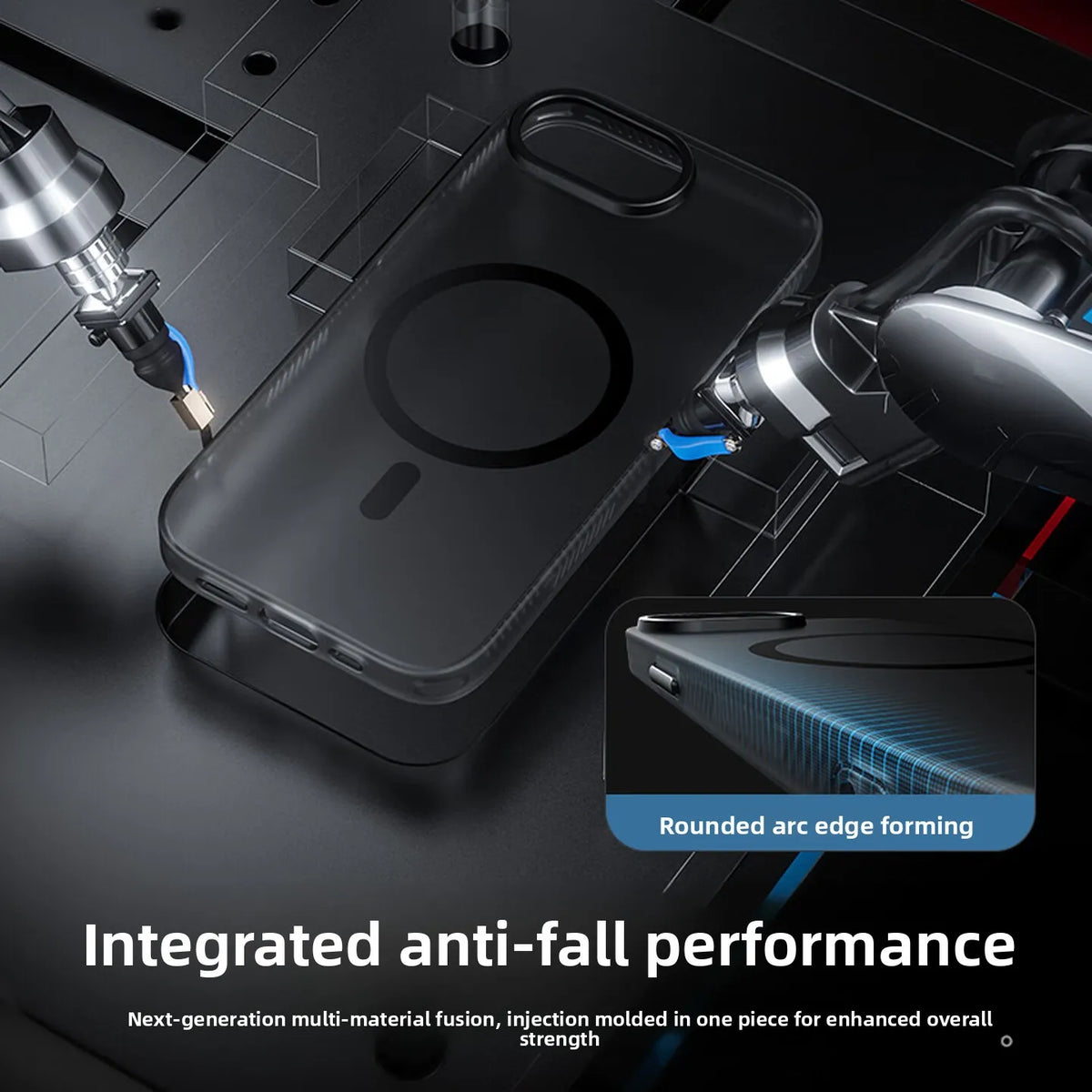 Magnetic Skin-Friendly Acrylic Case for iPhone 16e