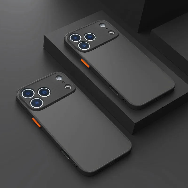 iPhone 17 Pro &amp; 17 Pro Max Armor Shockproof Matte Clear Case