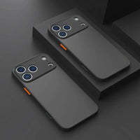 iPhone 17 Pro &amp; 17 Pro Max Armor Shockproof Matte Clear Case