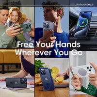 Magnetic Ring Kickstand Matte Case for iPhone 15 Pro & iPhone 15 Pro Max