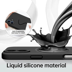 Luxury Silicone Matte Case for iPhone 16 – Soft Shockproof Protective Cover image 3