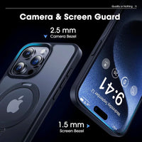 Ultra Slim Magnetic Ring Stand Matte Case for iPhone 15 Pro & iPhone 15 Pro Max