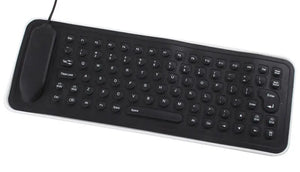 Portable Foldable Silicone USB Keyboard – Waterproof Mini Keyboard image 3