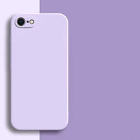 Luxury Matte Silicone Case with Camera Protection for iPhone 16e
