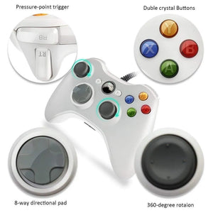 USB Wired Game Controller for Xbox 360 & Windows PC – Ergonomic Plug & Play Gamepad image 2