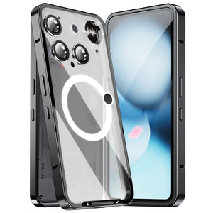 Nothing Phone (3) Luxury Magnetic Metal & Acrylic Case – MagSafe Compatible Shockproof Protective Cover image 7