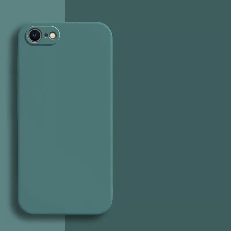 Luxury Matte Silicone Case with Camera Protection for iPhone 16e