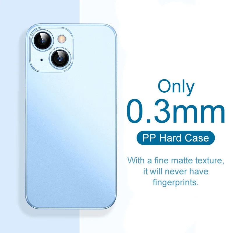 0.3mm Ultra Thin Matte Frosted Case for iPhone 16 Pro & iPhone 16 Pro Max