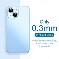 0.3mm Ultra Thin Matte Frosted Case for iPhone 16 Pro & iPhone 16 Pro Max