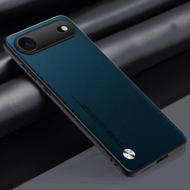 Luxury PU Leather Matte Case for iPhone 17 Air