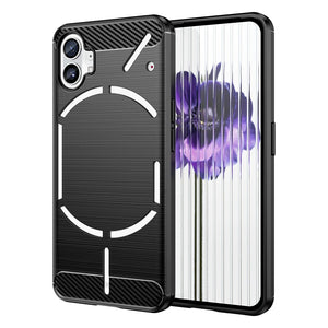 Nothing Phone 1 Carbon Fiber Silicone Case – Shockproof Bumper Protective Cover image 2
