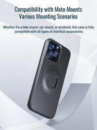 Shockproof Lock-in Bike & Car Mount Case for iPhone 15 Pro & iPhone 15 Pro Max