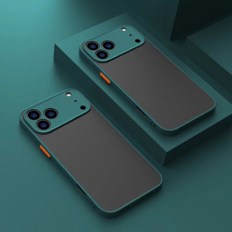 iPhone 17 Pro &amp; 17 Pro Max Armor Shockproof Matte Clear Case