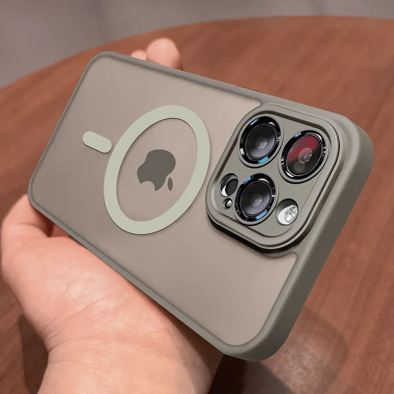 Luxury Matte Armor MagSafe Case for iPhone 16 Pro & iPhone 16 Pro Max