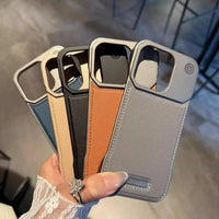 Business Aromatherapy Leather Case for iPhone 17