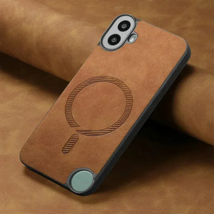 Nothing CMF Phone 1 / CMF Phone 2 Pro / Nothing Phone 3a / 2a Luxury Magnetic Leather Case – Wireless Charging Protective Cover image 2
