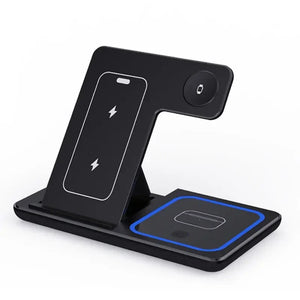 3-in-1 Foldable Wireless Charging Station for iPhone, Apple Watch & AirPods image 3
