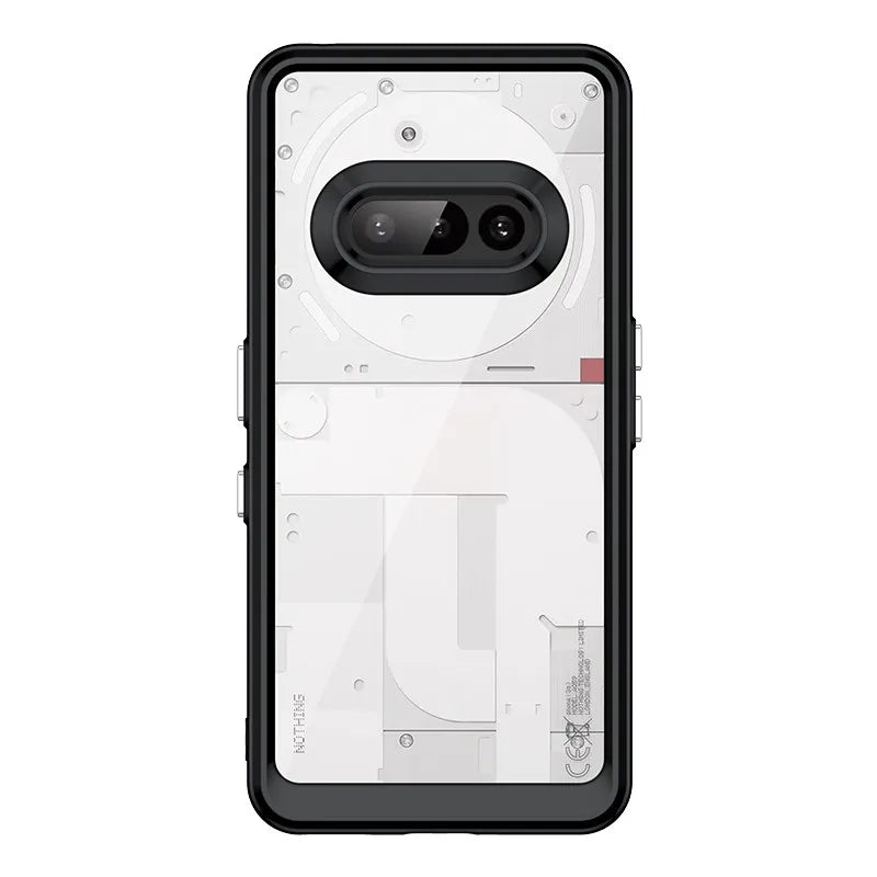 Crystal Clear Hybrid Protective Case for Nothing Phone 3a