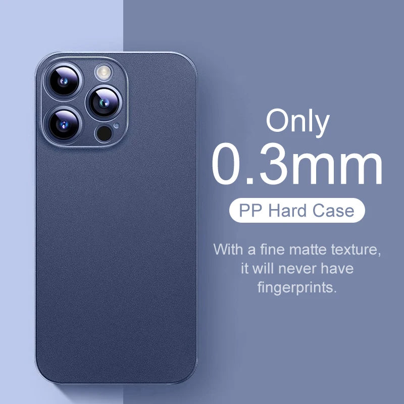 0.3mm Ultra Thin Matte Frosted Case for iPhone 16 Pro & iPhone 16 Pro Max