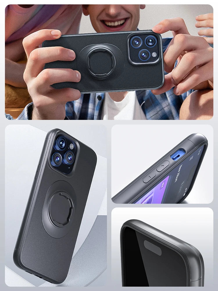 Shockproof Lock-in Mount Case for iPhone 17