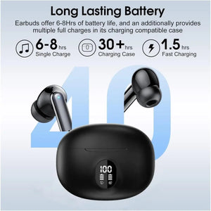 UYUXIO Bluetooth 5.4 Wireless Earbuds with LED Display image 2