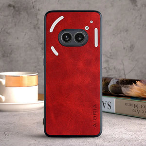 Nothing Phone 2a Vintage Leather Case – Luxury Shockproof Protective Cover image 1