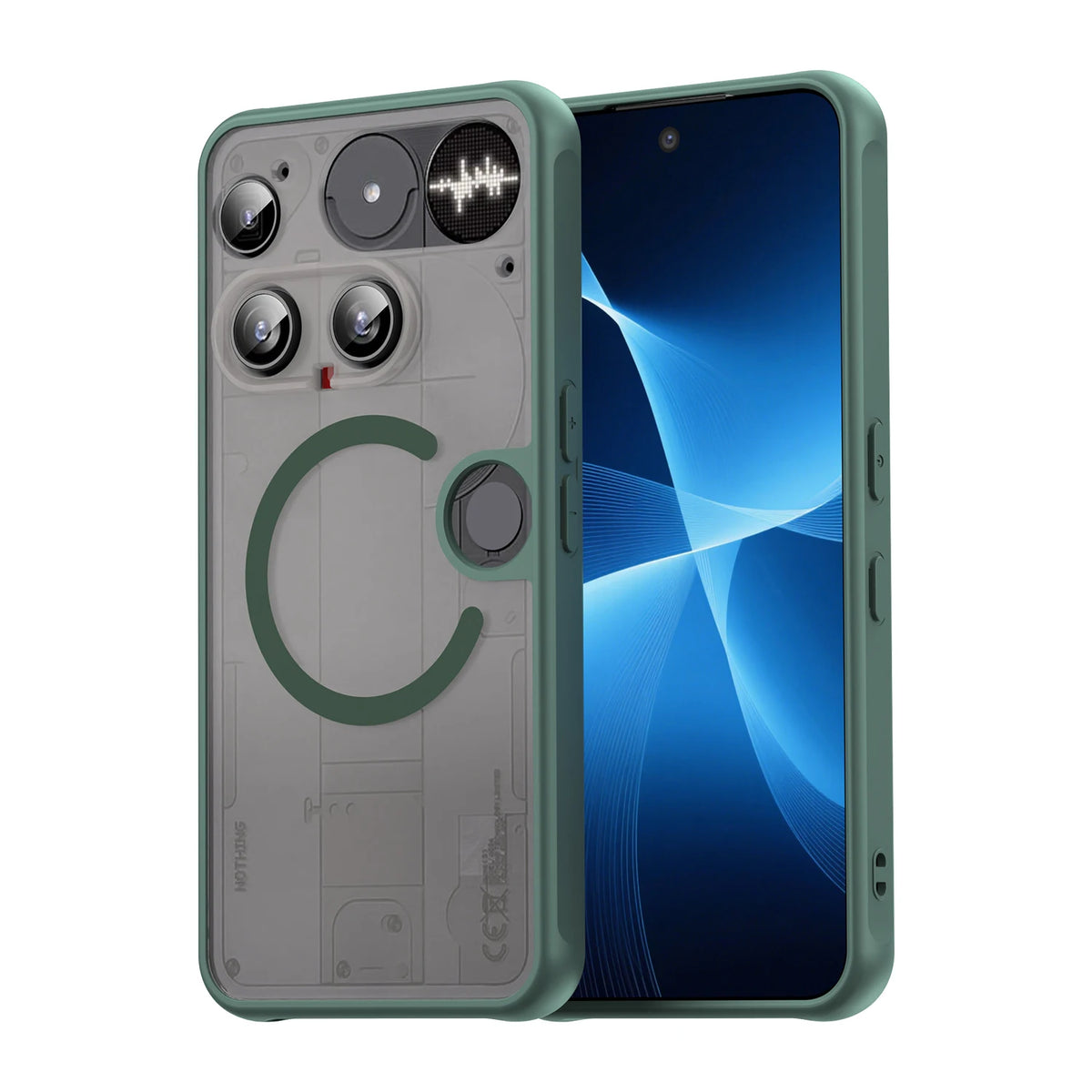 Elegant Armor Shockproof Bumper Case for Nothing Phone 3 – Silicone Hard Cover