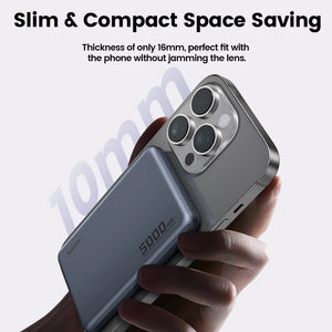 Toocki 5000mAh Magnetic Wireless Power Bank 15W Fast Charging image 3