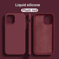 Liquid Silicone Shockproof Bumper Case for iPhone 15 Pro & iPhone 15 Pro Max
