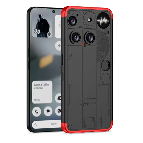 3-in-1 Matte Shockproof Hard PC Case for Nothing Phone 3 (2025) 5G A024