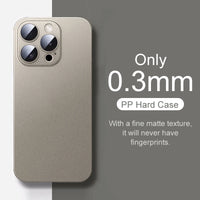 0.3mm Ultra Thin Matte Frosted Case for iPhone 16 Pro & iPhone 16 Pro Max