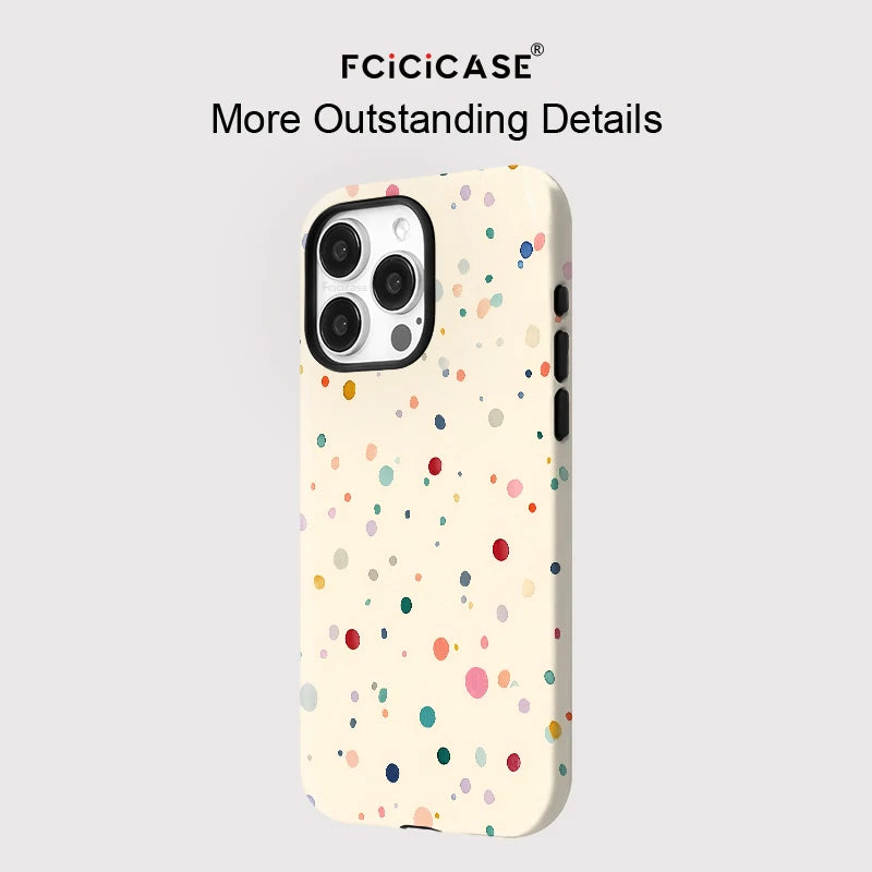 Fcicicase Colorful Matte MagSafe Double-Layer Case for iPhone 17