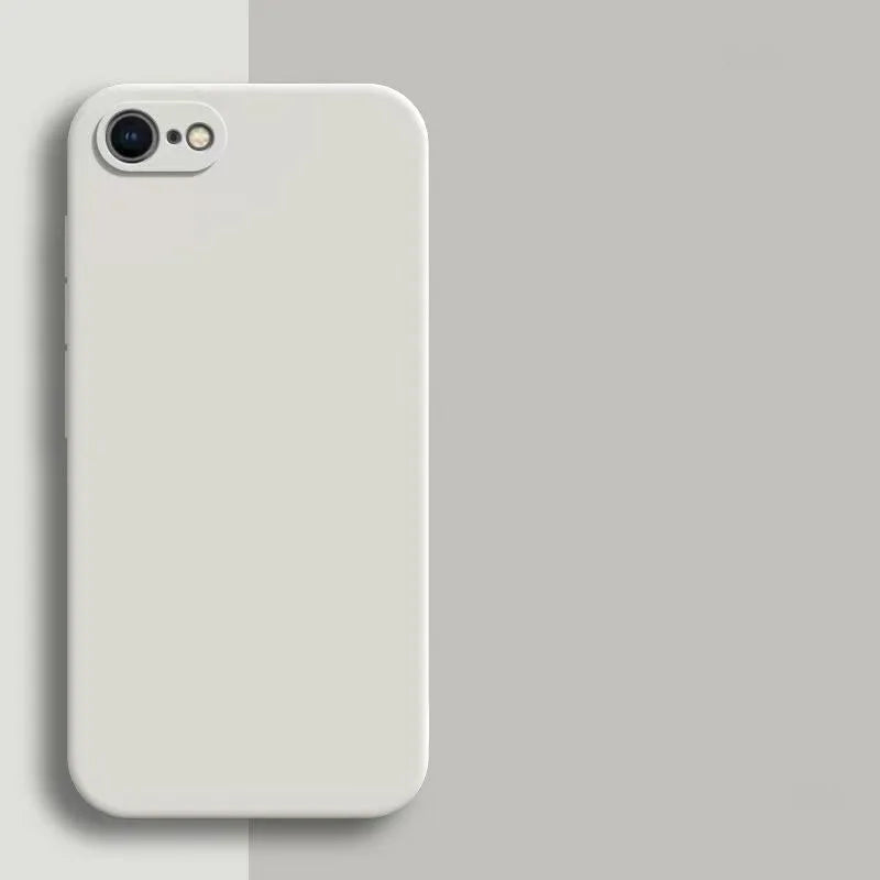 Luxury Matte Silicone Case with Camera Protection for iPhone 16e