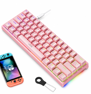 K620 Mini 61-Key RGB Mechanical Gaming Keyboard – Hot-Swappable, USB-C image 5