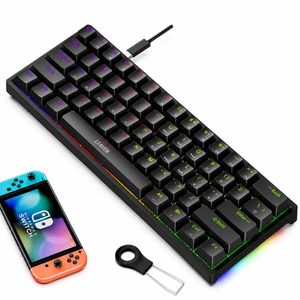 K620 Mini 61-Key RGB Mechanical Gaming Keyboard – Hot-Swappable, USB-C image 4