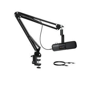 NearStream USB/XLR Dynamic Microphone with Boom Arm for Gaming, Podcast & Studio Recording image 1